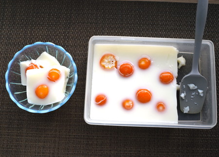 金柑ミルクゼリー