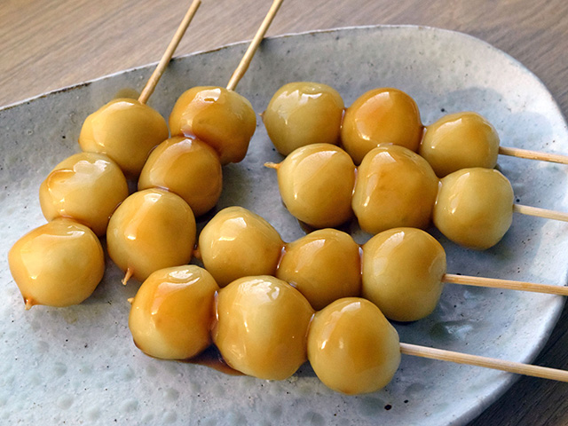 さつまいものみたらし団子